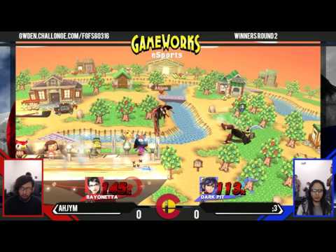 FGF - Ahjym (Bayonetta) Vs. ;3 (Dark Pit, Toon Link) - WR2