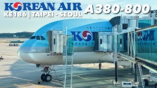Download lagu JUMBO! Korean Air A380 Flight KE186 Taipei - Seoul (East Asia Trip Part 4) mp3