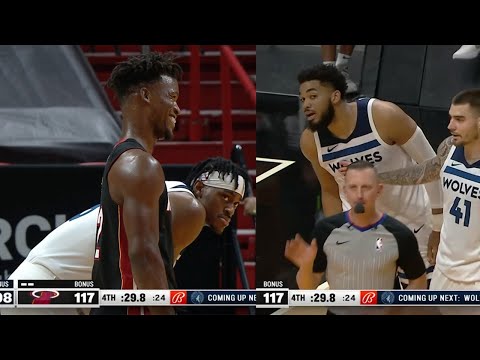 Jimmy Butler trash talked Karl-Anthony Towns: 'You're a loser, I already punked you once' 🎧