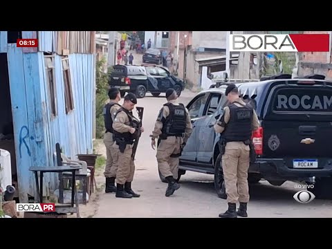 Ação da Polícia Militar ocorreu em Almirante Tamandaré e no Centro de Curitiba