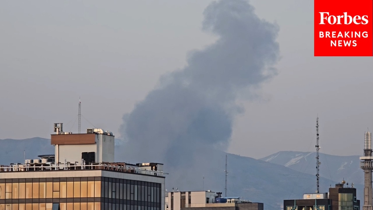 Video | Smoke Rises Above Tehran As Israel Continues To Target Iranian Capital With Strikes