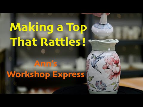 How To Make a Lid for Pottery - That Rattles!