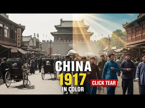 China Before Modernization (1917) | Rare Film Colorized in 4K