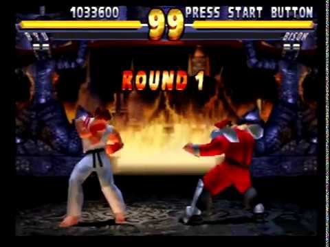 Street Fighter EX 2 Plus (PlayStation) Arcade as Ryu