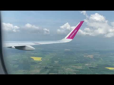Wizz Air A321Neo ( ABORTED GO AROUND ) landing in London Luton Airport