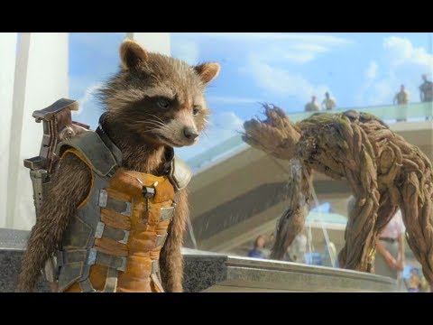 Guardians of The Galaxy Vol 1 - Rocket And Groot Best Scenes