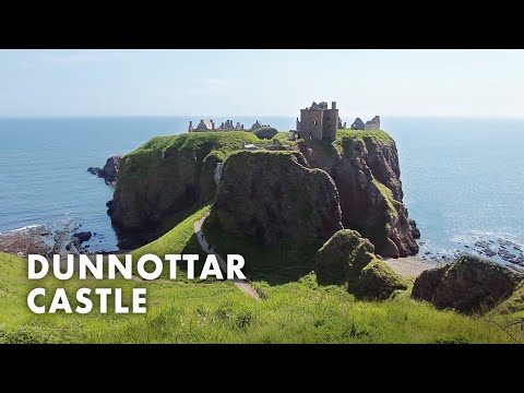 Most EPIC Scottish Castle- DUNNOTTAR CASTLE walking tour | Scotland walking tour | 4K