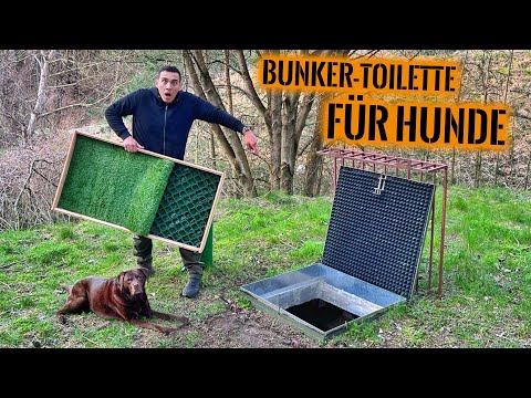BUNKER-TOILETTE für HUNDE - Krisensicher für den Notfall | Survival Mattin
