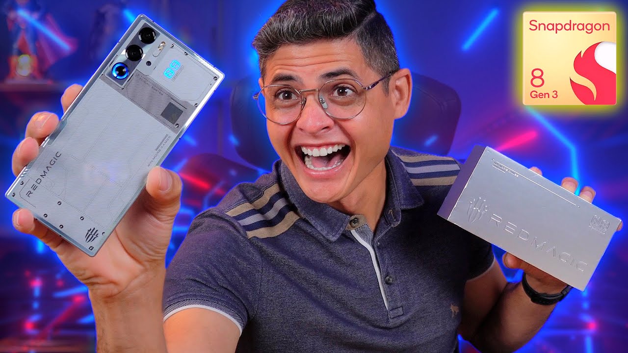 REDMAGIC 9 PRO, o INCRÍVEL CELULAR GAMER com Snapdragon 8 Gen3 - Unboxing e Impressões