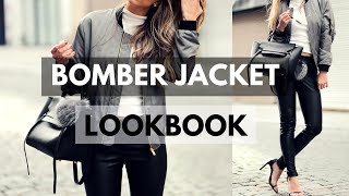 Bomber Jacket Outfit Ideas for Womens 2018 | WINTER LOOKBOOK