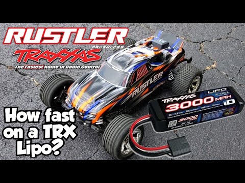 How fast is the NEW TRAXXAS Rustler BL - 2S w/Traxxas 2s lipo?