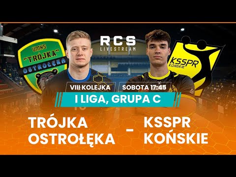 1 LIGA GR.C: TRÓJKA OSTROŁĘKA vs KSSPR Końskie | 8. KOLEJKA | Piłka Ręczna