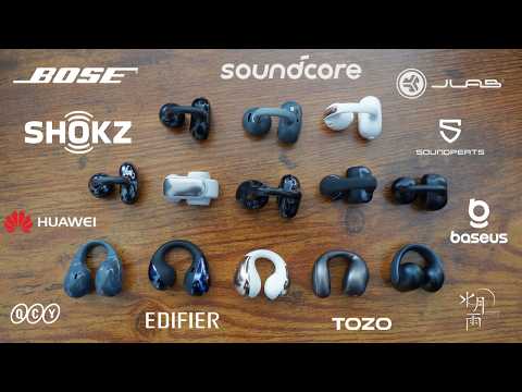 WHICH ONE? 14 of the BEST clip style earbuds! Shokz, Soundcore, Bose, Huawei & more