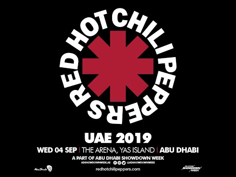 RED HOT CHILI PEPPERS @ THE ARENA YAS ISLAND ABU DHABI