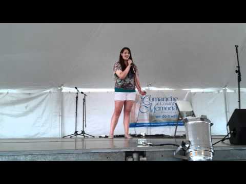 Arts for All Festival. Lawton,Oklahoma. Stephanie Sabol singing A Thousand Miles