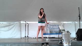 Arts for All Festival. Lawton,Oklahoma. Stephanie Sabol singing A Thousand Miles