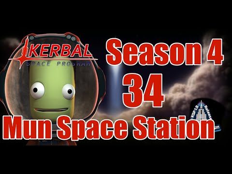Mun Station [34] Kerbal Space Program Career 1.8 Modded