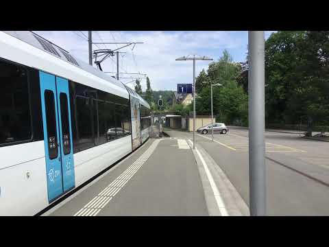 GTW Thurbo Depart to Wil SG in Lichtensteig 09.05.2018