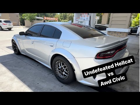 AWD CIVIC VS UNDEFEATED HELLCAT