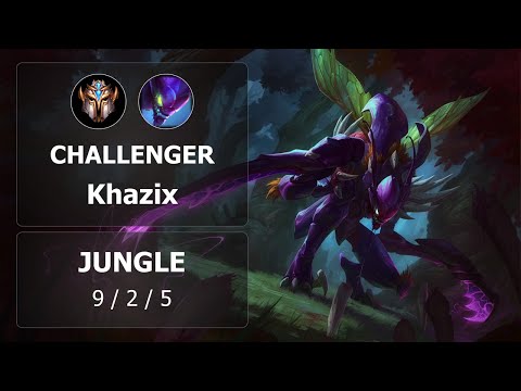 [Jungle] Khazix vs LeeSin | KR Challenger | Patch 9.4.264.7309