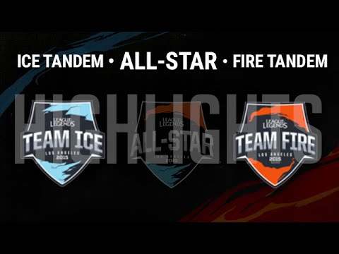 10v10 Tandem Mode Highlights All-Stars | LoL All Stars LA 2015 Day 4 ICE vs FIRE