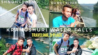 preview picture of video 'TRAVEL, 3 PLACE ,SHNONGPDENG ,DAWKI ,KRANGSHURI WATER FALL 2018'