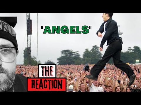 SQUIRREL Reacts to Robbie Williams - Angels ( Live at Knebworth ) | 370,000 singing along!!