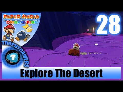 Paper Mario The Origami King - Scorching Sandpaper Desert - Explore the Desert Walkthrough Part 28