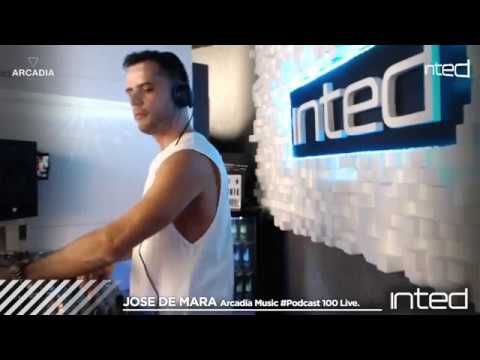 JOSE DE MARA Arcadia Music #Podcast 100 LIVE at INTED (Electronic Music School)