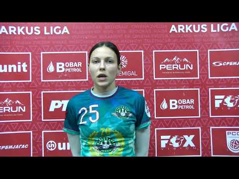 Najava 14. kola ARKUS lige (Ž) / Jelena Živkov - ŽRK Železničar