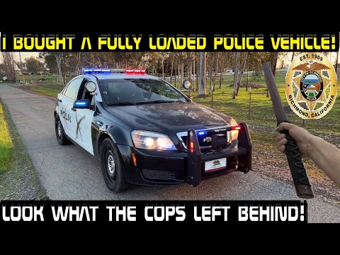 I Bought A Fully Loaded Police Patrol Vehicle! Chevy Caprice PPV!