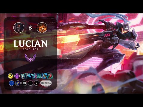 Lucian Top vs Gnar - EUW Master Patch 13.1