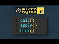 JavaScript call() apply() bind() Methods In 90 Seconds #JavaScriptJanuary