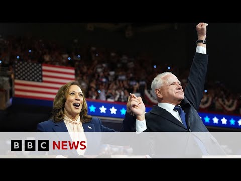 【BBC News】賀錦麗首次與競選副手華茲舉辦造勢會 (Harris and Walz hold first rally together as new Democratic ticket | BBC News)