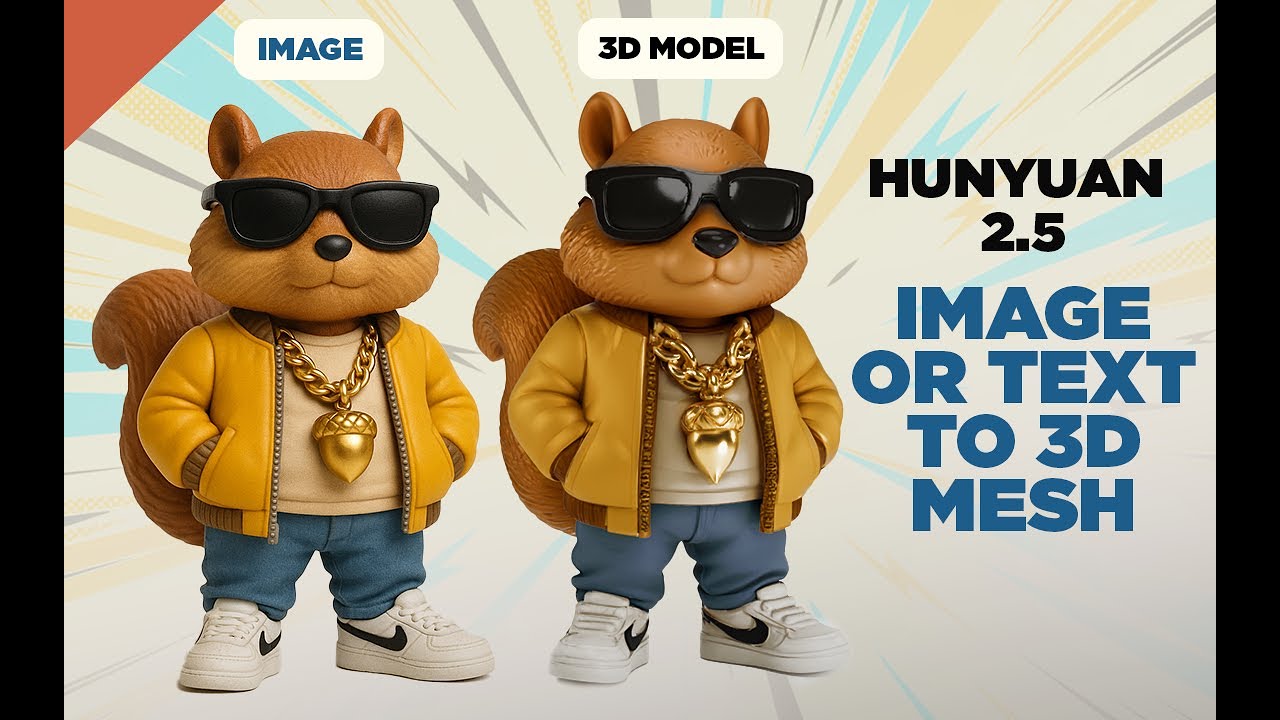 Hunyuan 2.5 - Generate 3D Objects Using AI For Free