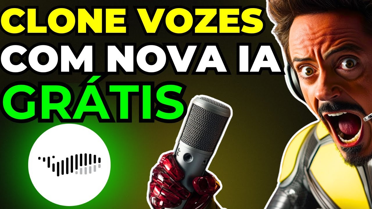 NOVA IA Para CLONAR QUALQUER VOZ GRÁTIS e FÁCIL (TCHAU ElevenLabs)