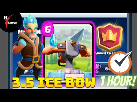 Ice Bow 3.5 Deck - Clash Royale Top ladder Gameplay