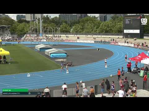 Mixed U15 4x100m Timed Final 1: 2023/24 Commonwealth Bank State Relay Championships