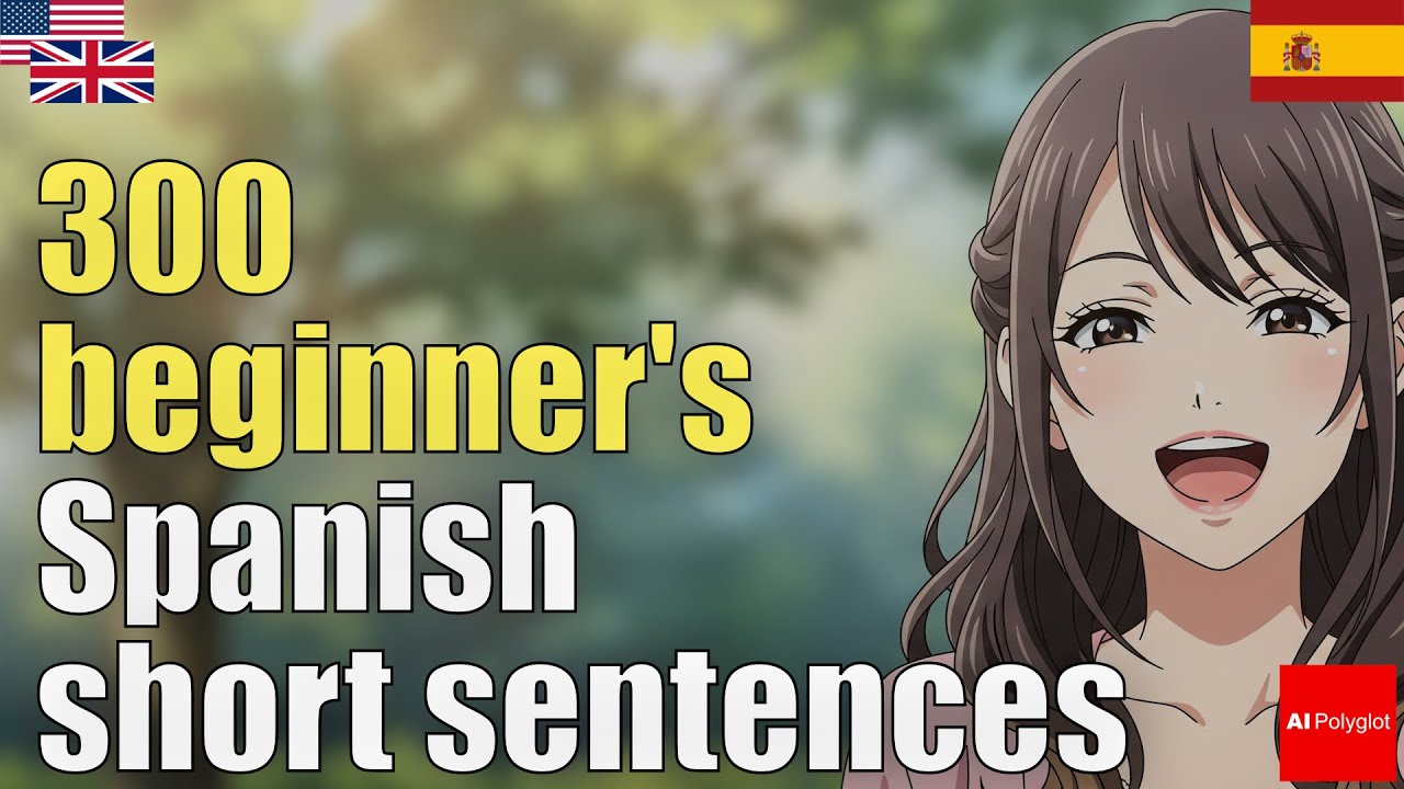 300 beginner's Spanish short sentences | Natural Listening | Must-Know