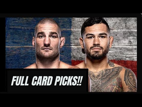 UFC Houston Full Card Breakdown & Predictions | Anthony Hernandez vs Sean Strickland