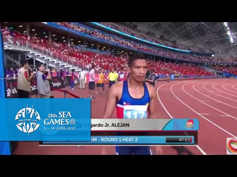Athletics Men's 400m  Round 1 Heat 2 (Day 7) | 28th SEA Games Singapore 2015