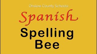 2018 Spanish Spelling Bee