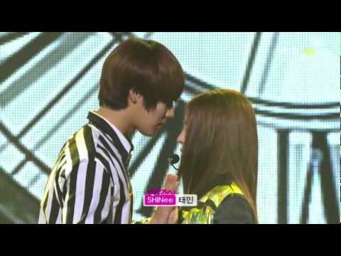 120811 Taemin @ Music Core Recording for BOA's "Only One" [Fan Account]