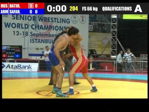 66kg - Adam Batirov (RUS) vs Devid Safaryan (ARM) 2011 world championship