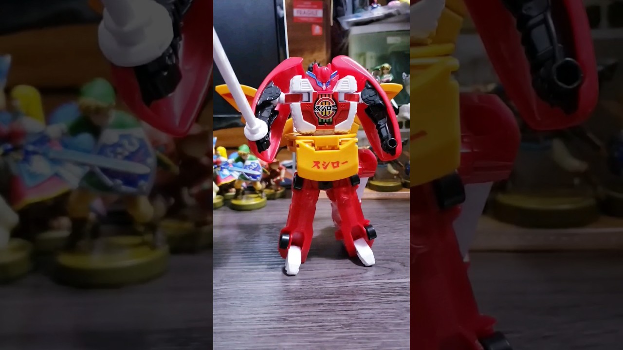 endearingly silly 🚒🍣 robo #UNITROBORN #MachineRoboUniverse #MachineRobo #ユニトロボーン #マシンロボ