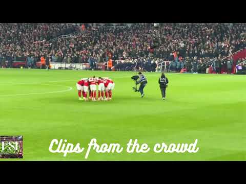 Clip from the crowd | Arsenal fans sing North London Forever v Tottenham