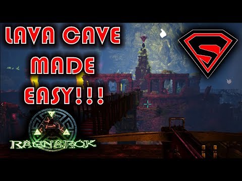 Steam Community Guide Ark Ragnarok Lava Cave Made Easy Lava Golem Lava Cave Walkthrough Done The Easy Way