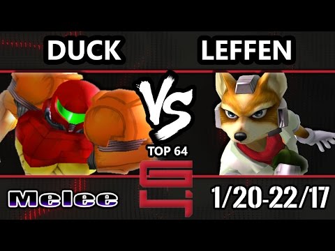 Genesis 4 SSBM - Duck (Samus) Vs. TSM RB | Leffen (Fox) Smash Melee Winners Ro16