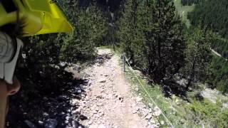 preview picture of video 'Mountain Biking near Briançon, French Alps'