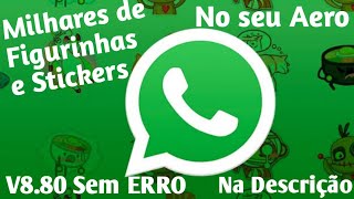 Como adicionar figurinha e Stickers No WhatsApp Aero: (Passo a Passo)
